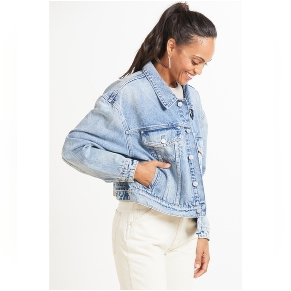 Hudson NWT Brea Swing Trucker Jacket - Picture 11 of 17